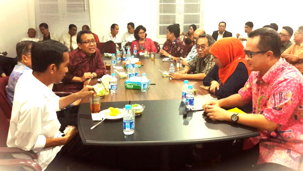 A meal with Jokowi - Arif Satria wisnu-and-supiarso
